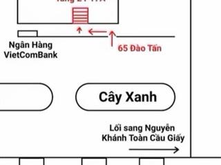 Bán căn nhà chính chủ tầng 2 + 3 + 4 đào tấn diện tích 90m2 có 3 phòng ngủ