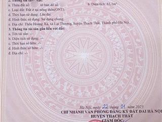 Bán đất thổ cư giá tốt hoà lạc