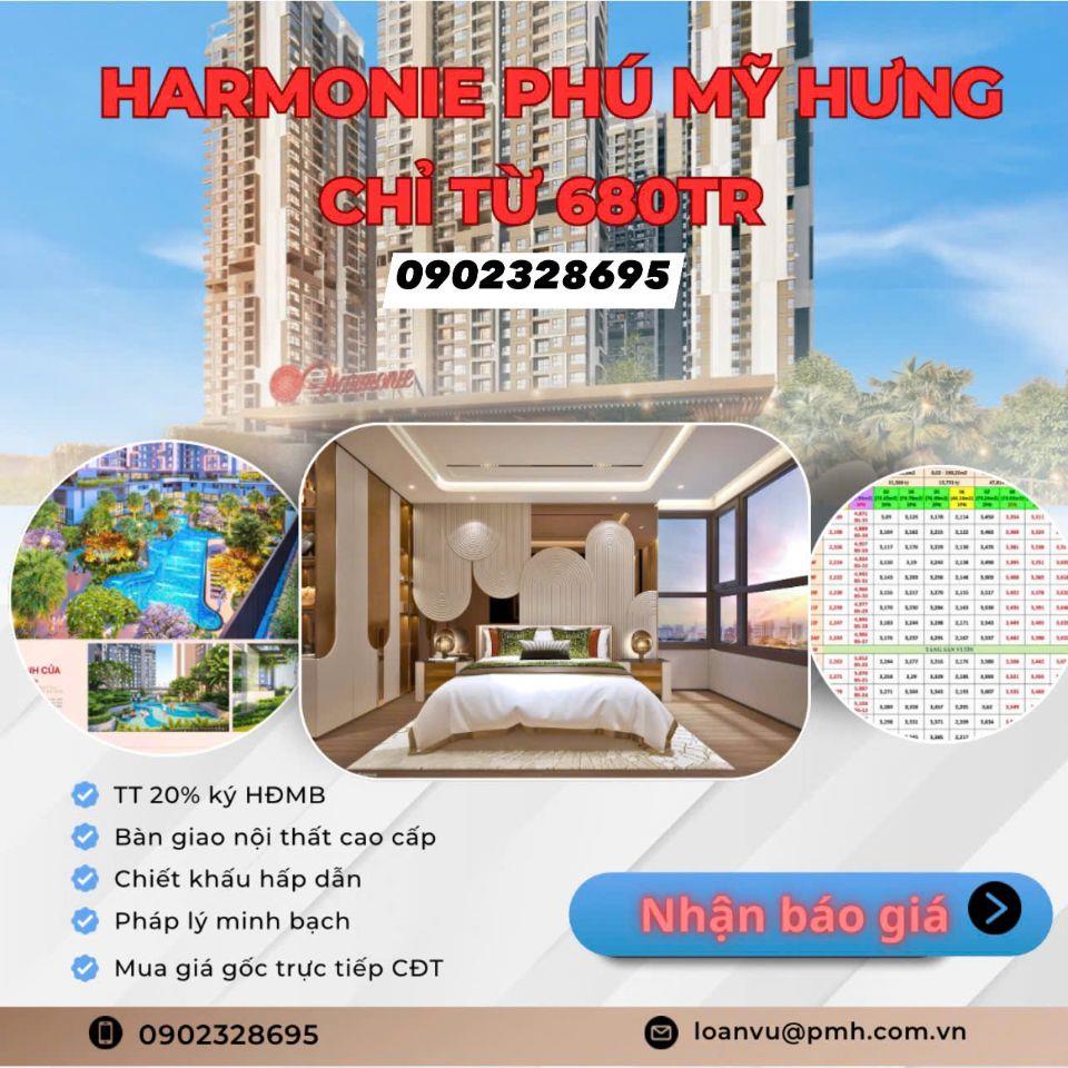 BẢNG GIÁ CẬP NHẬT DỰ ÁN PHÚ MỸ HƯNG HARMONIE