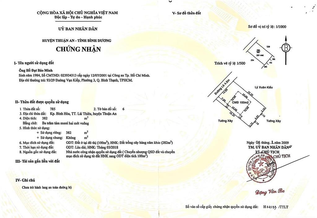 Cần bán dãy trọ full đất 382m2 lái thiêu hồ chí minh