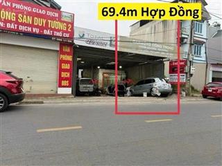 Chính chủ em cần bán 69.4m2 mặt đường xã quảng bị (xã hợp đồng cũ đang cho gara ôtô thuê 5tr/tháng