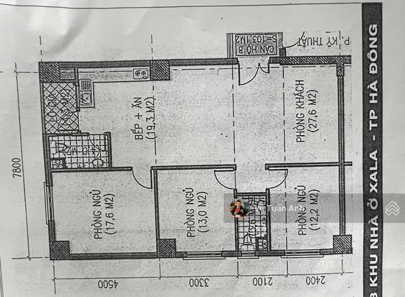 Bán cc tòa ct3, xa la đẹp xuất sắc tại khu đô thị mới xa la, 6,1 tỷ, 104,1m2
