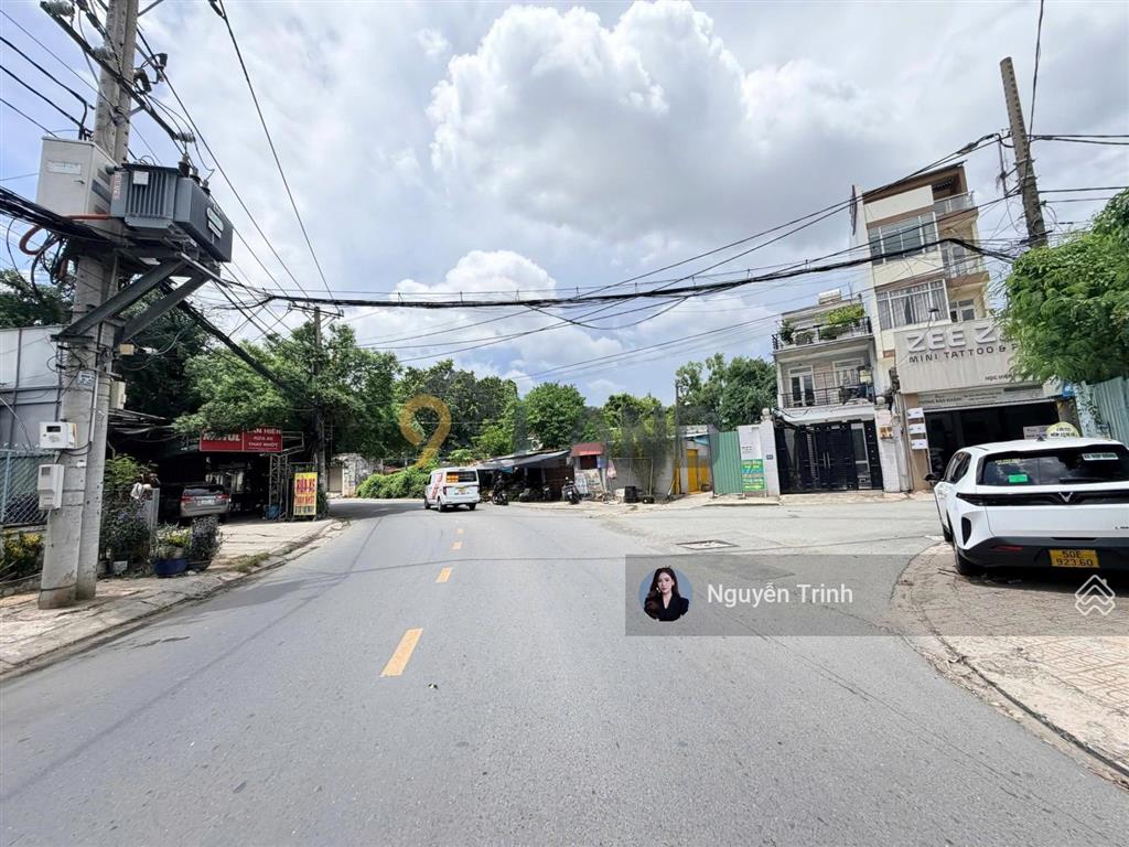 Đất đẹp góc 2 mặt tiềnngay vành đai  sát ga metro bình thái  xd 1hầm 6tầngdtsd 156m2 ngang 7.6m