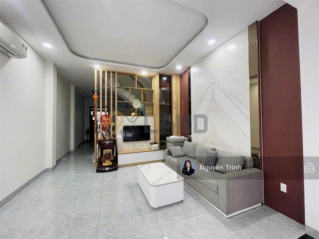 Bán nhà 4 tầng xây kiên cố, tk hiện đại, dân trí, sát mặt tiền đường số 2  dt 80m  ô tô vào nhà
