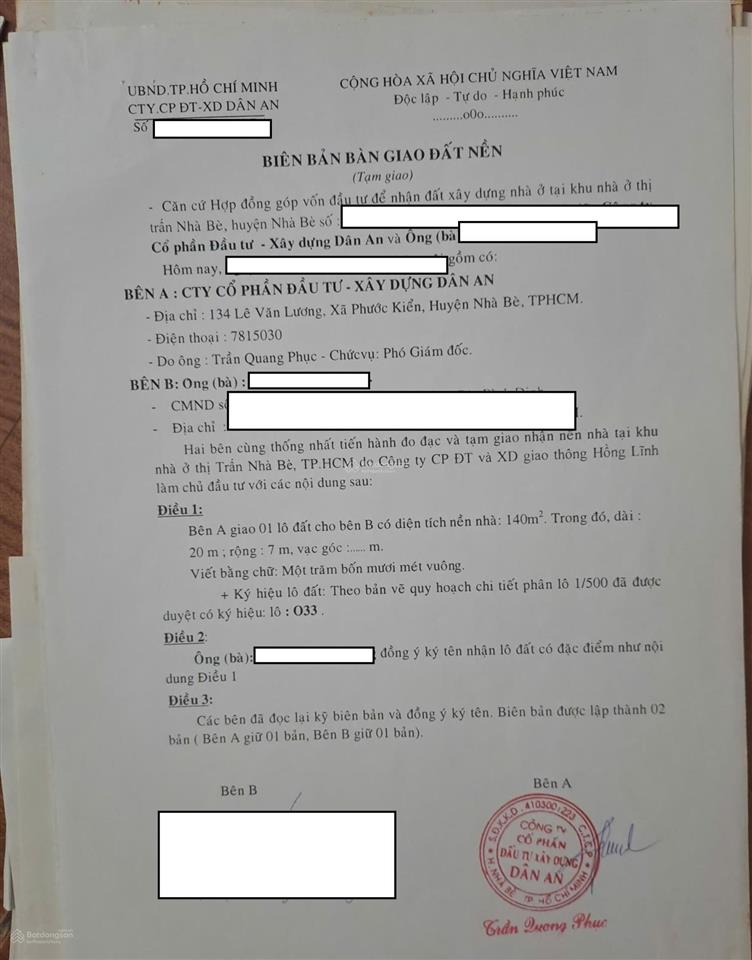 Cần tiền bán gấp đất dự án ven sông cách phú mỹ hưng 5 phút đi xe