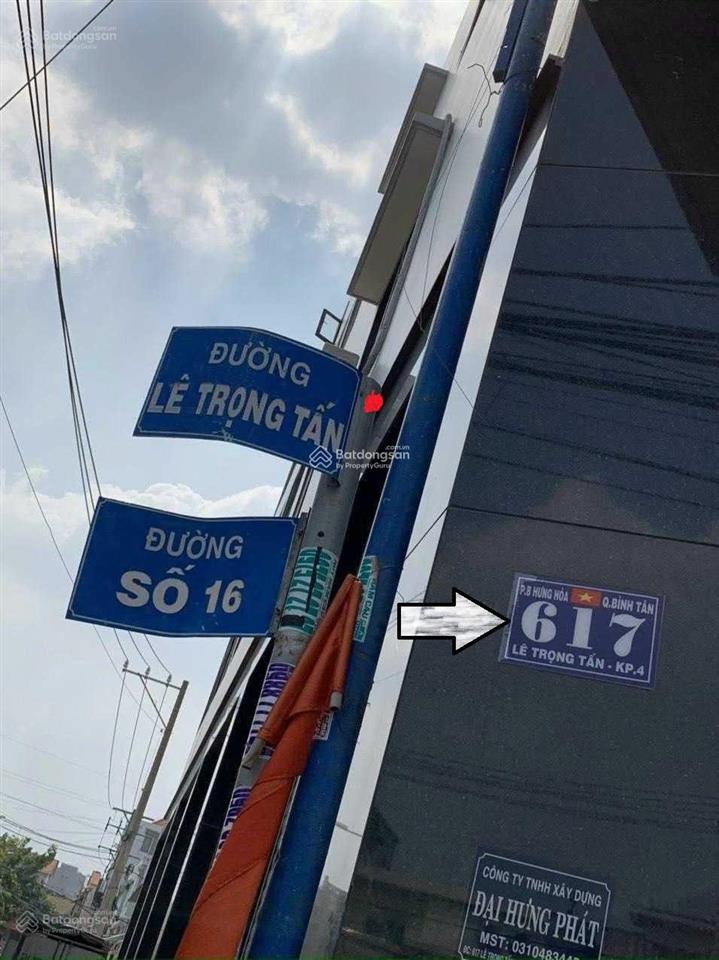 2 mặt tiền nội bộ 5m xe tải hẻm 617 đường lê trọng tấn, gần chợ phạm đăng gianrg