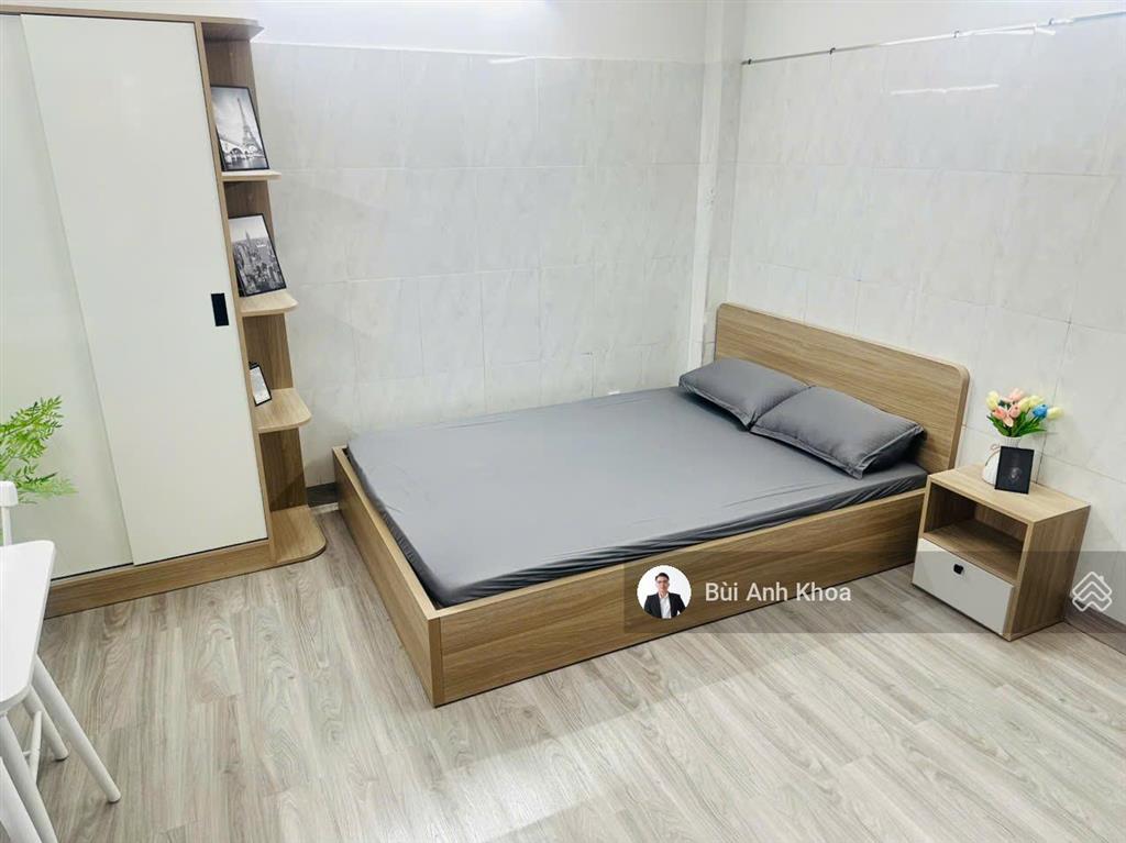Cho thuê phòng studio decor hiện đại đường pasteur quận 3, hẻm xe hơi an ninh có cửa sổ