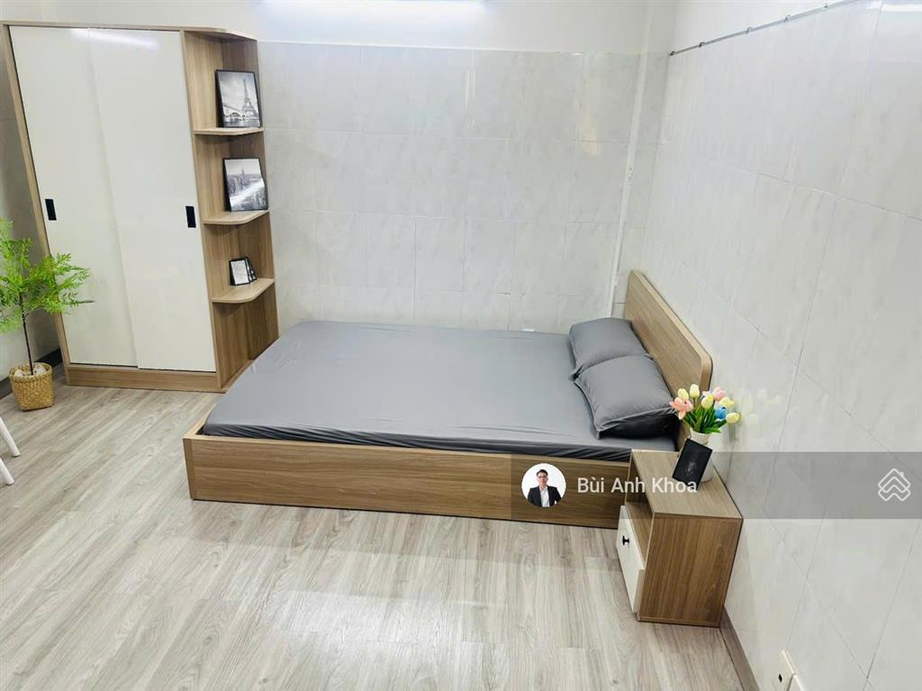 Cho thuê phòng studio decor hiện đại đường pasteur quận 3, hẻm xe hơi an ninh có cửa sổ
