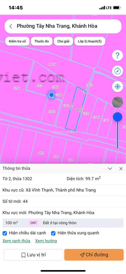 Chủ kẹt tiền cần bán lô đất đẹp 2 mặt tiền đường bầu gáo vĩnh thạnh tây nha trang.