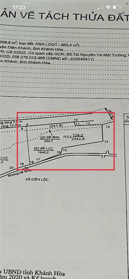 Bán lô đất phù hợp làm nhà vườn diên lạc, gần hương lộ 39