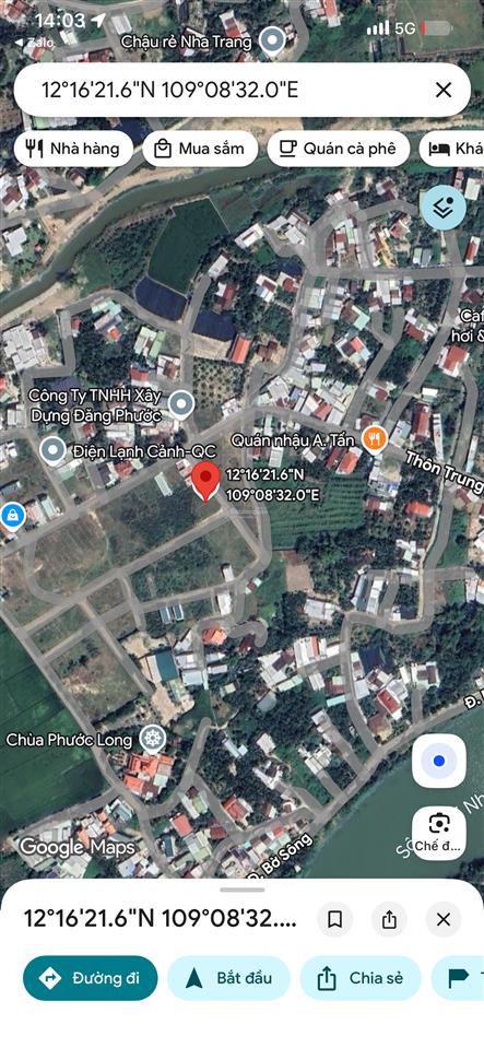 Chủ kẹt tiền cần bán lô đường thôn trung vĩnh phương giá chỉ 1,25 tỷ