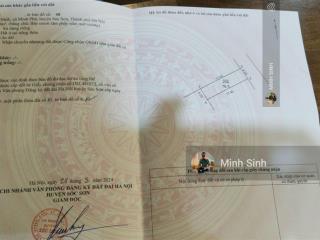 Siêu phẩm phú ninh xã kim anh hà nội dt 78,5m2 full thổ cư. mt=hậu 4,50m đường rộng