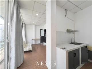 Studio full nội thất tách bếp  ban công sát cầu nguyễn văn cừ