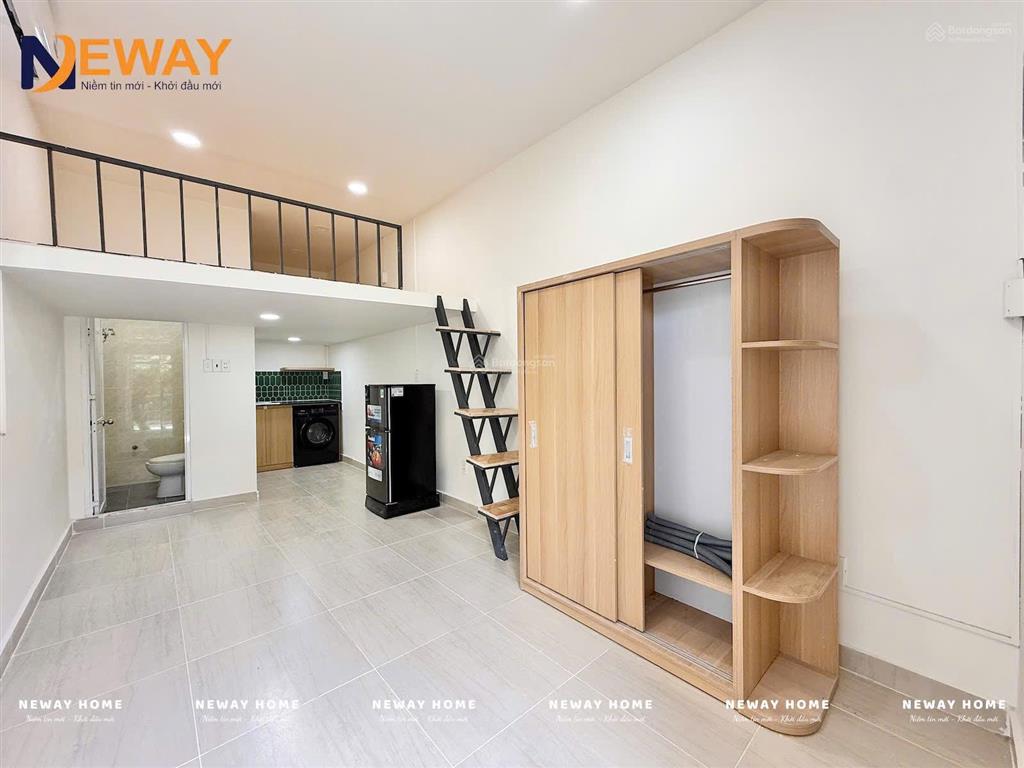 Khai trương nhà mới duplex ban công full nội thất có máy giặt riêng ngay khu tân quy