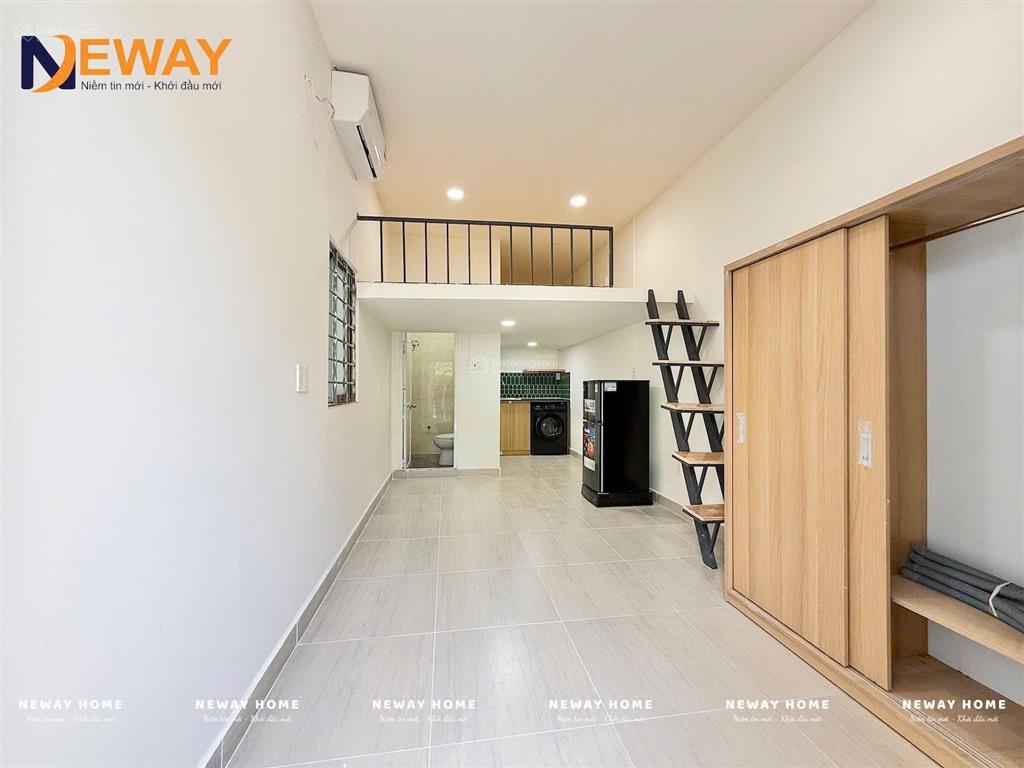 Khai trương nhà mới duplex ban công full nội thất có máy giặt riêng ngay khu tân quy