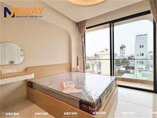 Khai trương nhà mới dạng 1 phòng ngủ tách bếp ban công full nội thất ngay gần cầu tân thuận