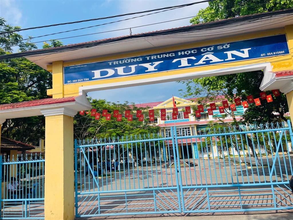 (83.8m2) đất 2 mặt tiền duy tân cao ráo, không lụt trung tâm tp huế. giá 3 tỷ 850