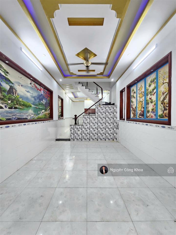 Bán nhà có sân ô tô, 3 phòng rộng rãi, kdc gần chợ thành nam 150m, p.an phú, tp.thuận an