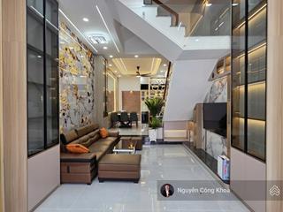 Bán nhà 3 tấm hoàn công, 4 phòng ngủ, kdc gần chợ phú phong 200m, p.bình chuẩn, tp.thuận an