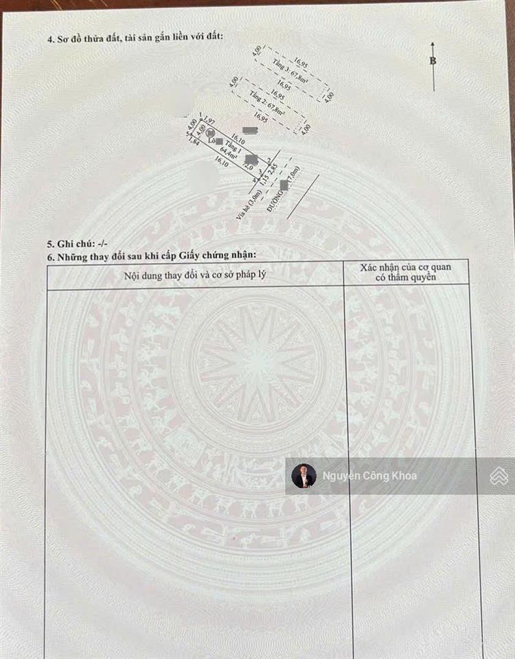 Bán nhà đúc 3 tấm sân thượng, phòng ngủ dưới, kdc gần chợ phú phong 500m, p.bình chuẩn, tp.thuận an