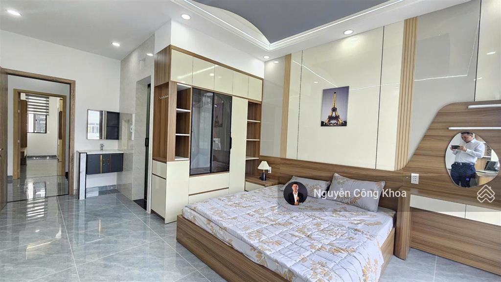 Bán nhà đúc 3 tấm, hoàn công, 4 phòng ngủ, kdc gần vincom 1,5km, p.tân đông hiệp, tp.dĩ an