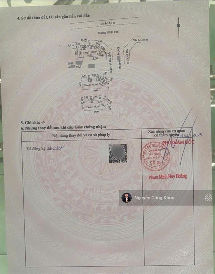 Bán nhà 2 mặt tiền, 4 phòng ngủ, hoàn công, kdc gần chợ phú phong 200m, p.bình chuẩn, tp.thuận an