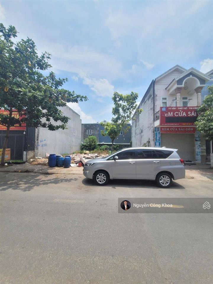 Bán đất 72m2, mt kinh doanh, đường chính kdc gần chợ phú phong 200m, p.bình chuẩn, tp.thuận an