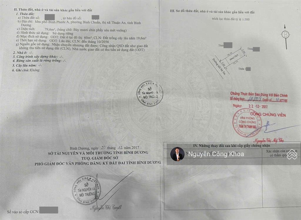 Bán nhà có sân ô tô,, 3 phòng ngủ, gần trường tiểu học lê thị trung 300m, p.bình chuẩn, thuận an