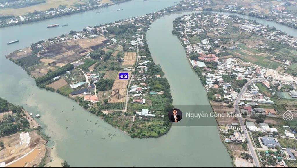 Bán đất ngang 27x53m, xây nhà vườn đẹp, 5,4 triệu/m, xung quanh là sông, p.thạnh hội, tp.tân uyên