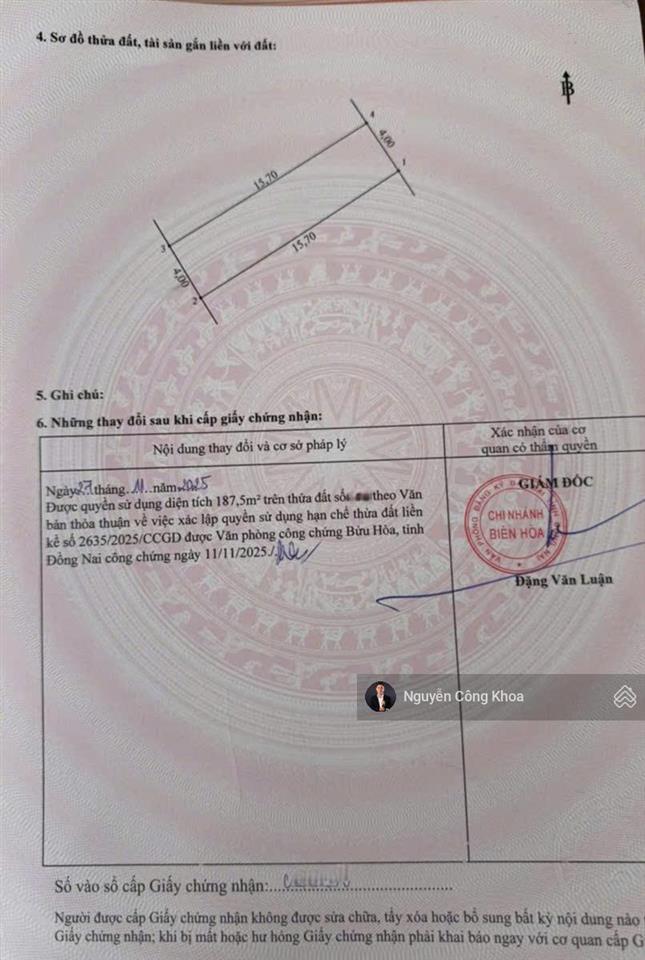 Bán nhà 1 trệt 1 lầu, phòng ngủ dưới, hoàn công, gần chợ tân hạnh 500m, p. tân hạnh, tp. biên hòa