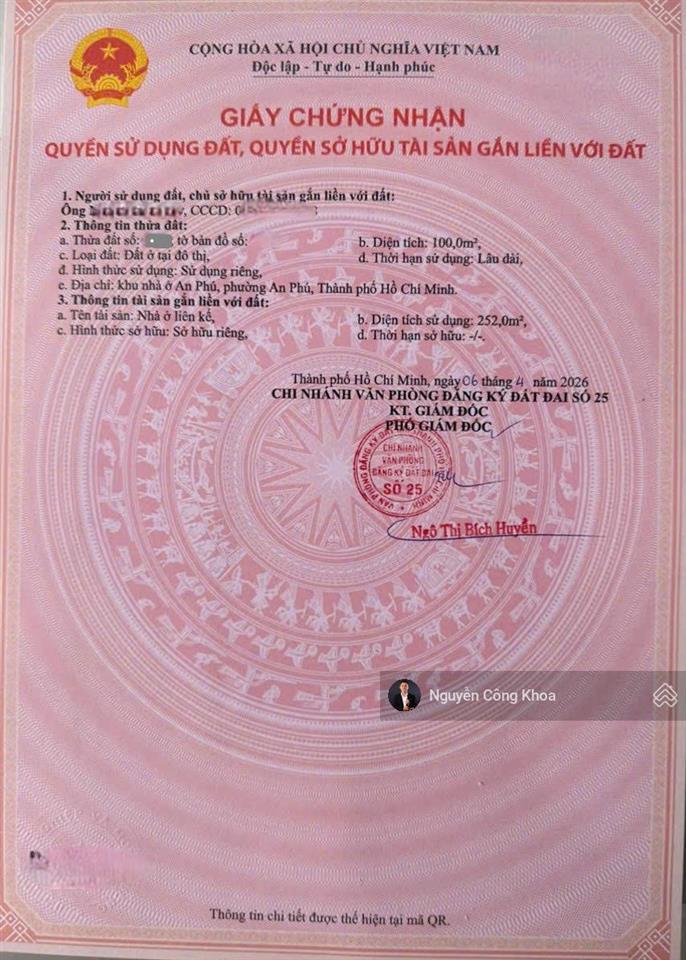 Bán nhà 100m2, hoàn công, sân ôtô, phòng ngủ dưới, gần ngã 6 an phú, p. an phú, tp. thuận an
