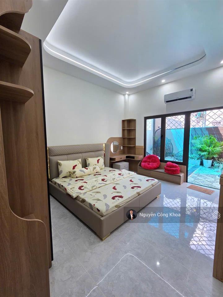 Bán nhà 100m2, hoàn công, sân ôtô, phòng ngủ dưới, gần ngã 6 an phú, p. an phú, tp. thuận an