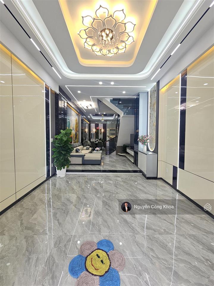 Bán nhà đúc 3 tấm, hoàn công, 4 phòng ngủ, kdc gần chợ phú phong 100m, p. bình chuẩn, tp. thuận an