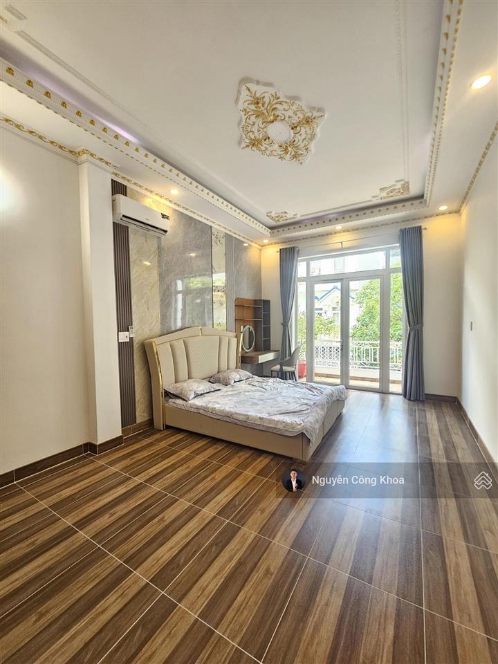 Bán nhà 1t2l 77.2m², sân ô tô, hoàn công, 4pn, gần chợ phú phong, p. bình chuẩn, tp. thuận an