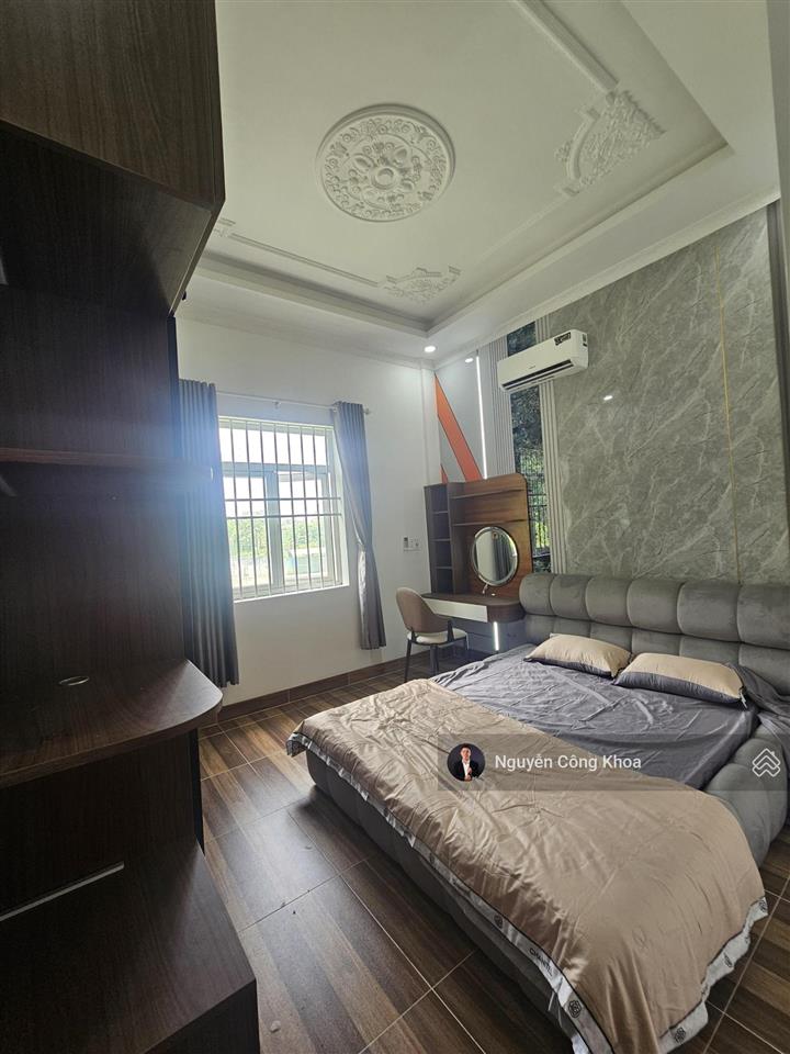 Bán nhà 1t2l 77.2m², sân ô tô, hoàn công, 4pn, gần chợ phú phong, p. bình chuẩn, tp. thuận an