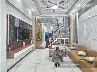 Bán nhà 1t2l 77m2, sân ô tô, hoàn công, 4 phòng ngủ, gần chợ phú phong, p.bình chuẩn, tp.thuận an