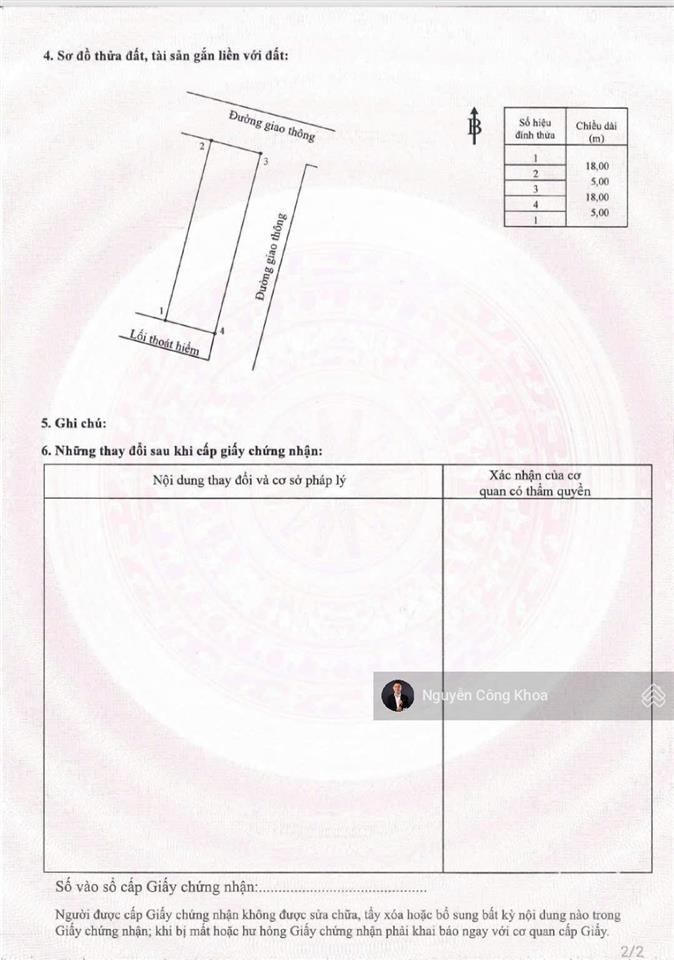 Giảm 250 triệu, bán đất sổ riêng, ngang 5x18m, gần chợ tân hạnh 800m, p. tân hạnh, biên hòa