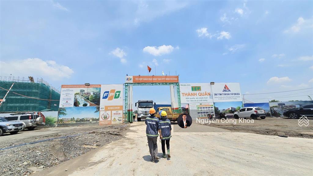 Bán đất sổ riêng, 10x55m, gần tổ hợp giáo dục fpt, phường thái hòa, thành phố tân uyên