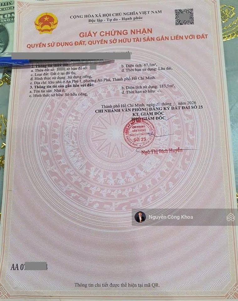 Bán nhà đúc 3 tấm, hoàn công, sân ô tô, 4 phòng ngủ, kdc gần ngã 6 an phú, p. an phú, tp. thuận an