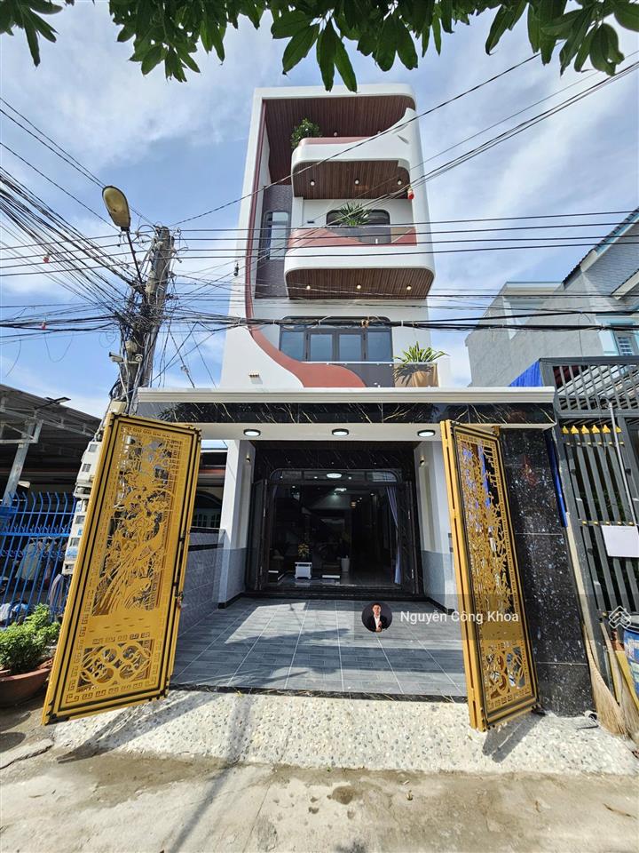 Bán nhà 5x20m, hoàn công, sân ôtô, 4 phòng ngủ, gần chợ dĩ an 1, p. tân đông hiệp, tp. dĩ an