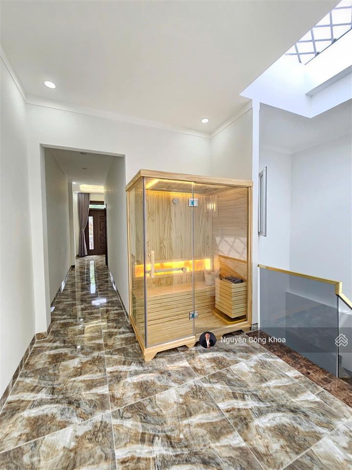 Bán nhà 1t2l hoàn công, sân ô tô, 4 phòng ngủ, kdc gần aeonmall 3km, p. thuận giao, tp. thuận an