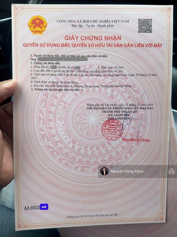 Bán nhà 5x18m3, sân ô tô, 3 phòng ngủ, 3,15 tỷ tl, gần chợ bình chuẩn, p. bình chuẩn, thuận an