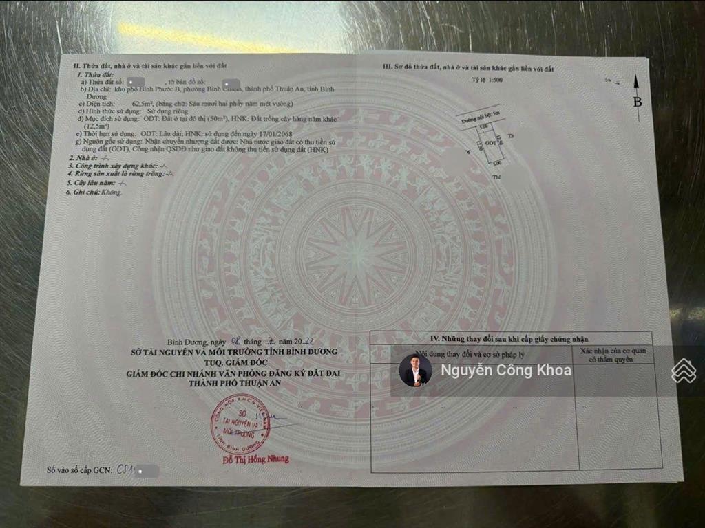 Bán nhà 1t1l ngang 5m, phòng ngủ dưới, gần trường tiểu học lê thị trung, p. bình chuẩn, thuận an