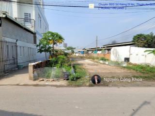 Bán đất sổ riêng, ngang 10,9x55m, nở hậu, xây tự do, gần chợ đông phú 1, p. thuận giao, thuận an