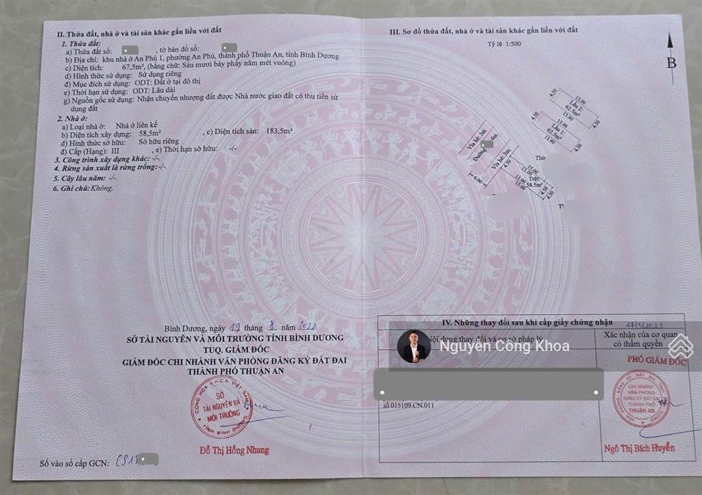 Bán vội nhà hoàn công, 3 phòng ngủ, sân ôtô, kdc gần chợ đông đô, p. an phú, tp. thuận an