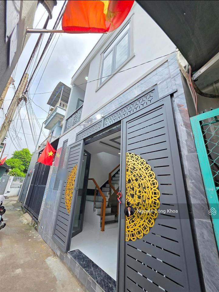 Bán nhà 1t1l xây mới, 2,48 tỷ, 2 phòng ngủ, gần chợ và kcn sóng thần, p. dĩ an, tp. dĩ an