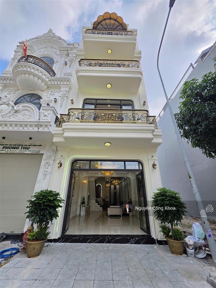 Bán nhà 1t2l hoàn công, 5x16m, 4 phòng ngủ, kdc gần visip 1, p.an phú, tp.thuận an