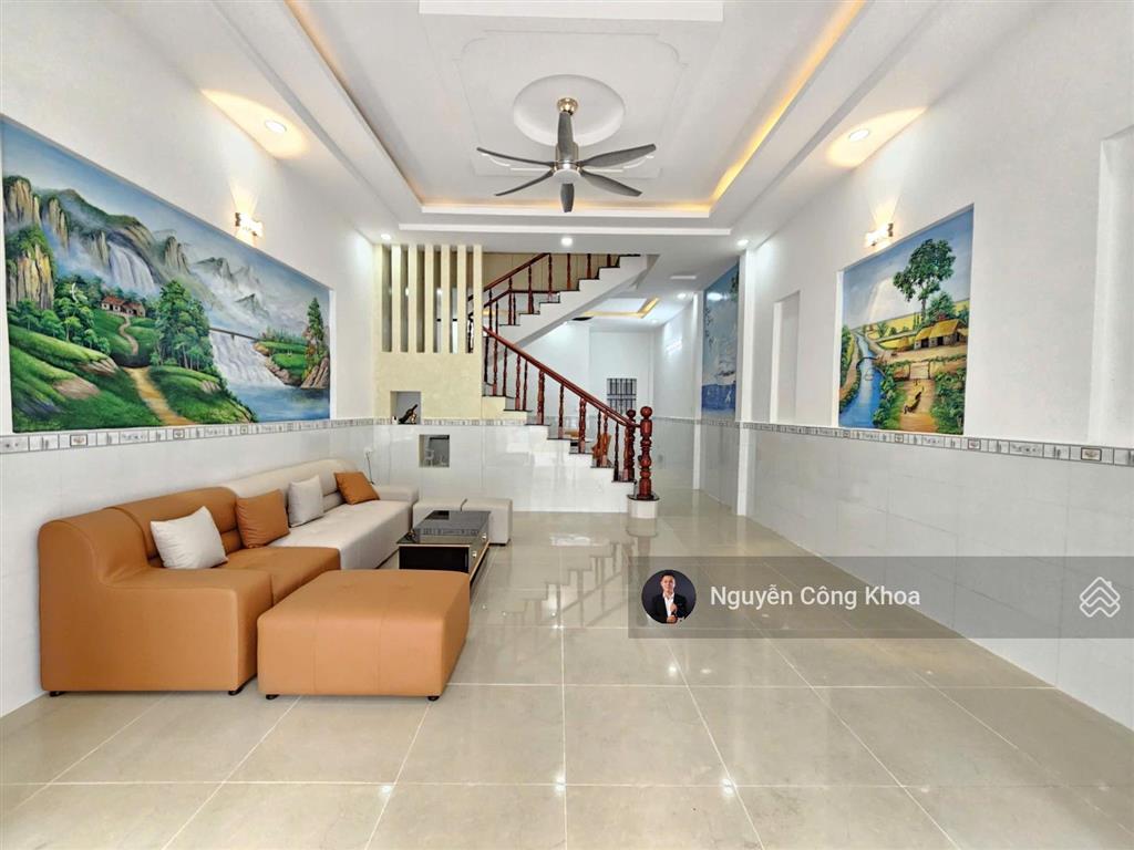 Bán nhà 1t 1l ngang 5m, full nội thất, gần chợ phú phong 300m, p. bình chuẩn, tp. thuận an
