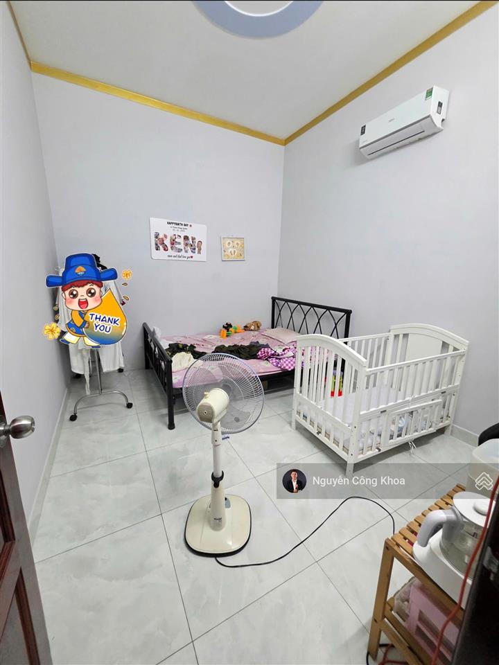 Bán nhà 1t1l rẻ, 5x19,1m, sân ôtô, 3 phòng ngủ, gần ngã tư miếu ông cù, p. bình chuẩn, thuận an
