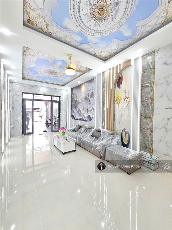 Bán nhà 86,7m2, sân ô tô, 3 phòng ngủ, gần giáo xứ bà trà 700m, p. bình chuẩn, tp. thuận an